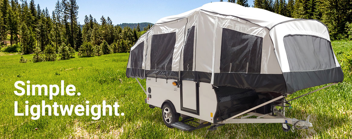simple lightweight tent trailers